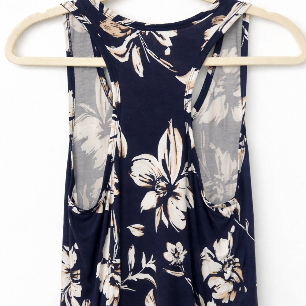 Bamboo Floral Midi Dress Ultra Soft Breathable Boho Luxe Rare M NWOT - Picture 5 of 10